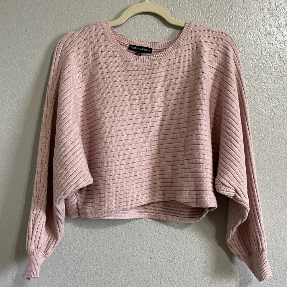 Cotton Candy LA Cropped Sweater